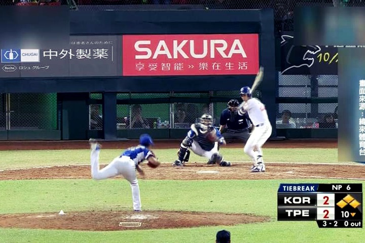 亞錦賽奪二連勝！台灣隊3:2擊敗南韓