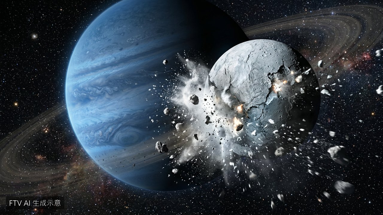 韋伯望遠鏡新發現　海王星曾爆發大撞擊摧毀原始衛星