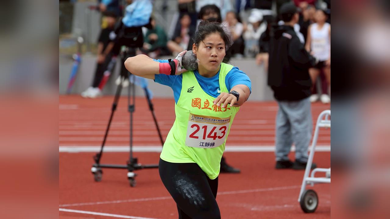 全大運／不敵亞沙運銅牌吳慈恩！鉛球全國紀錄保持人江靜緣摘銀續拚名古屋亞運