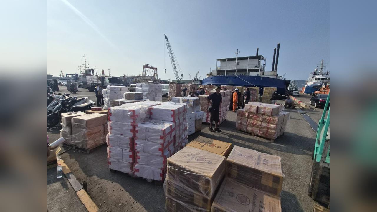 非洲豬瘟非常時期！　坦尚尼亞籍貨輪走私133噸肉品外海攔截