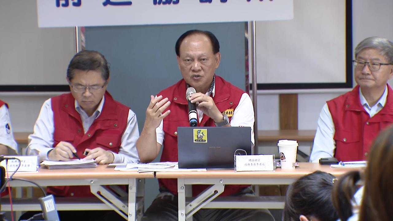 力拚中秋節前復原花蓮災區　政委季連成接棒中央總協調官
