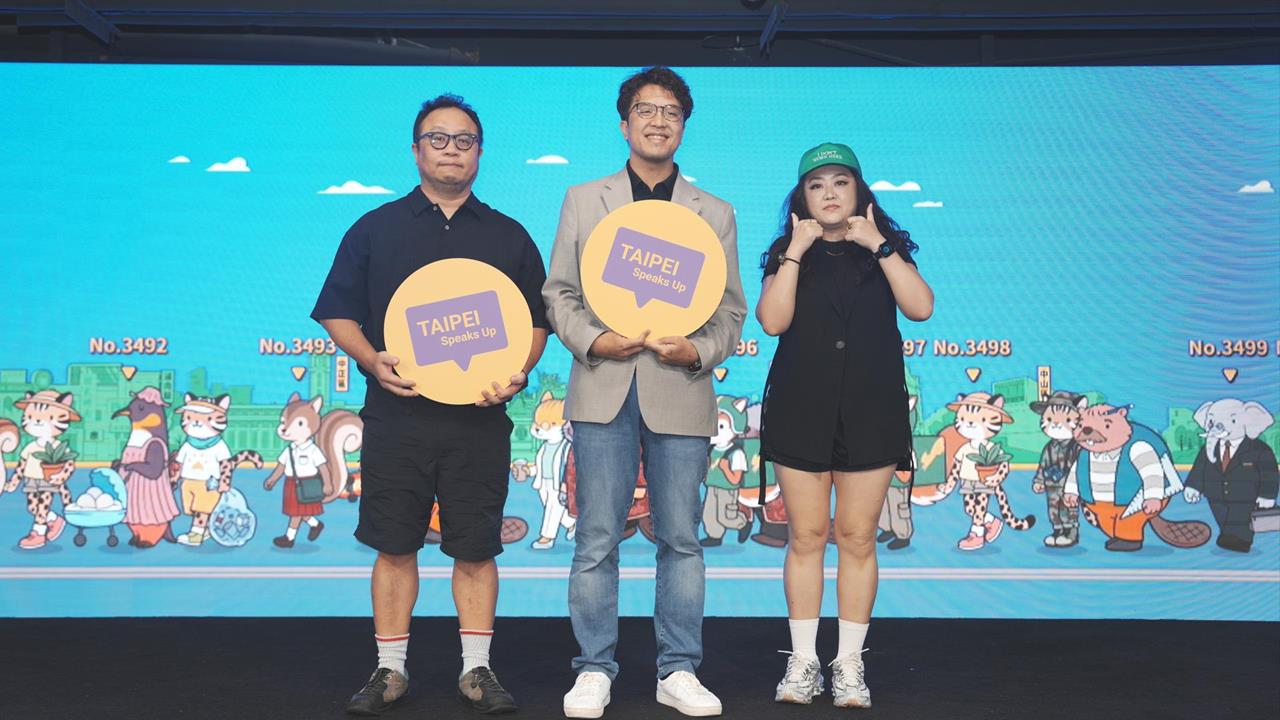快新聞／市民當主角！沈伯洋推超萌線上平台　化身可愛動物排隊開講