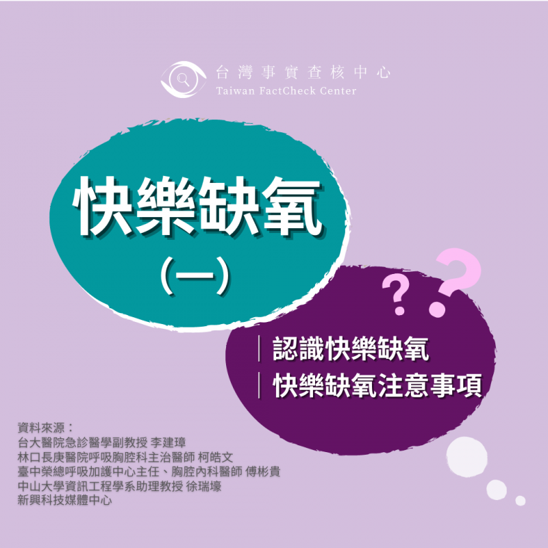 事實查核／【🔎快樂缺氧 知識圖卡(一)】