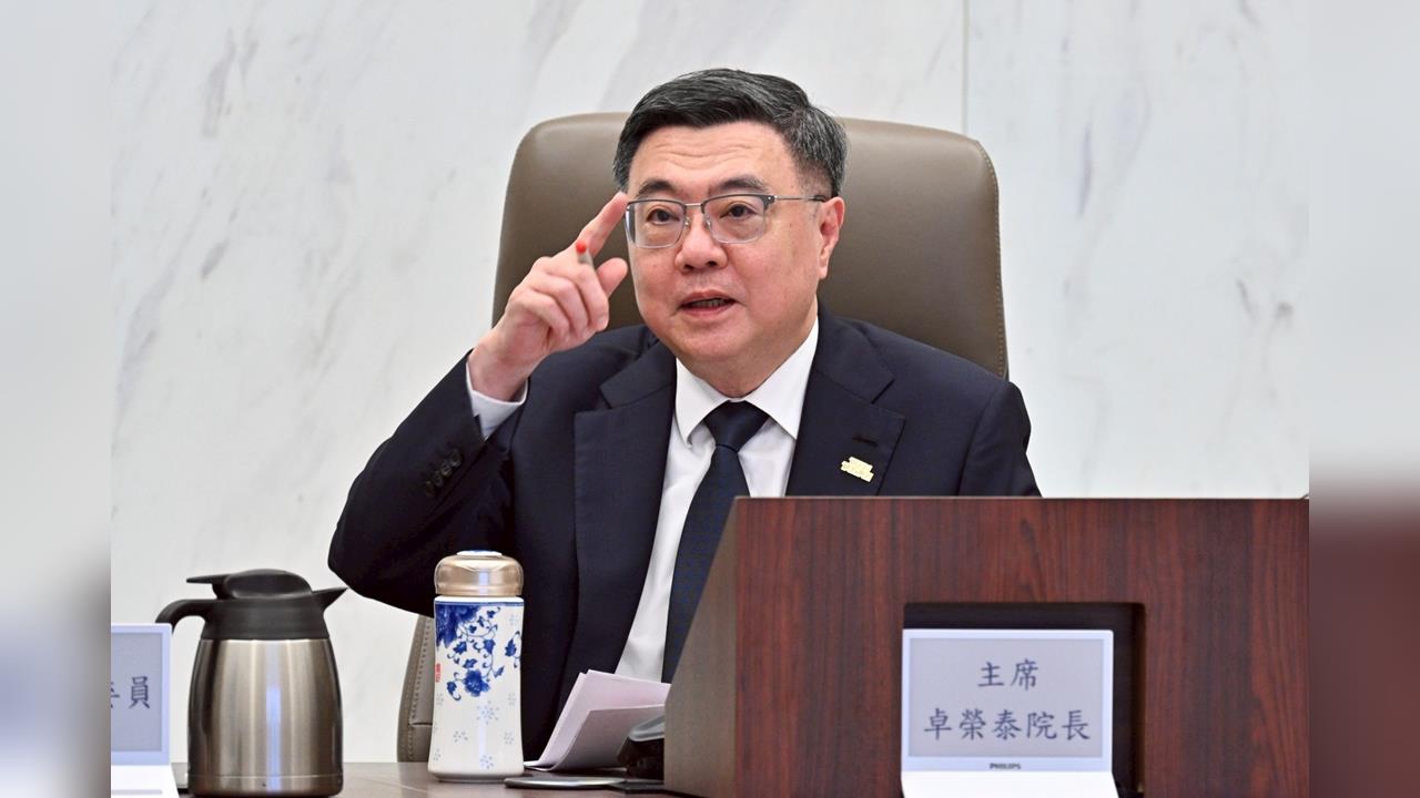 快新聞/藍白聯手!立院通過譴責卓榮泰案 政院:製造國內朝野矛盾