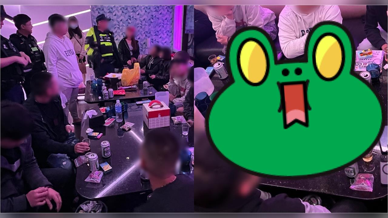 友人群聚慶生開趴「玩推筒子」遭突襲臨檢…整團打包進警局開同學會!