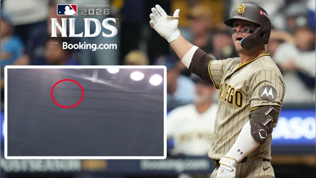 MLB(影)／太扯了！逆轉兩分砲竟被「屋頂接殺」　教士9局上從天堂掉到地獄