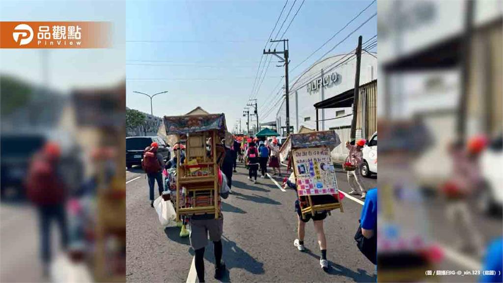 她向媽祖求男友成真！背10公斤神像還願