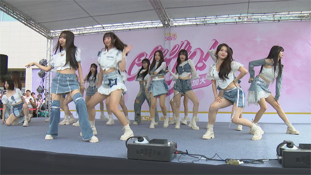 Wing　Stars首場簽唱會登場　15名啦啦隊女孩現身嗨翻全場