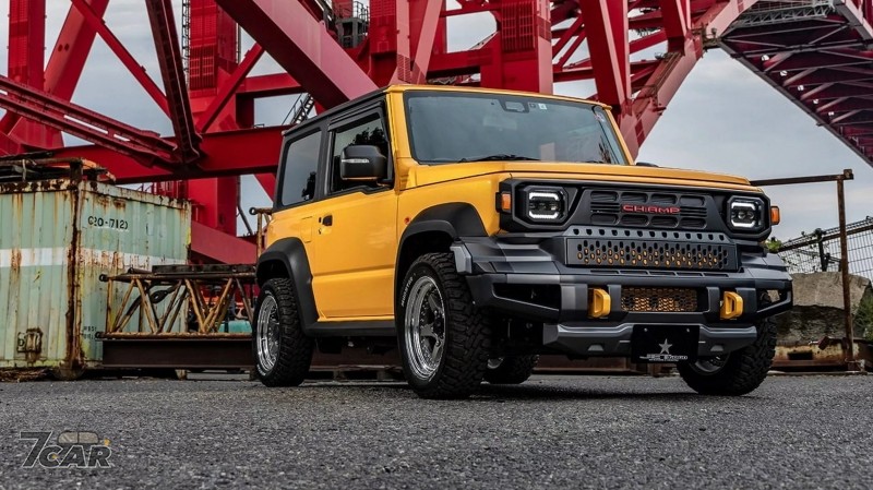 Suzuki Jimny 搭上 Toyota 風格變身　日本改裝廠 ill Garage 推出 CH:AMP 套件重塑越野小鋼砲