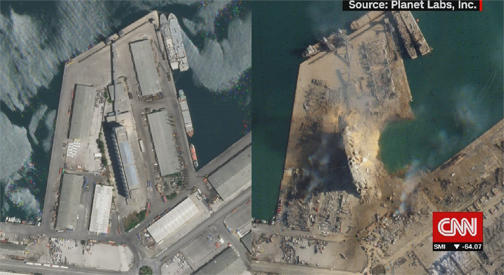黎巴嫩港口大爆炸進入緊急狀態 海關官員曾警告很危險