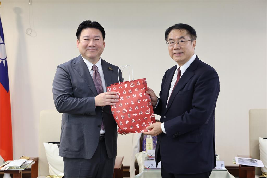 日本大分縣別府市長率團訪台南　盼增觀光教育交流