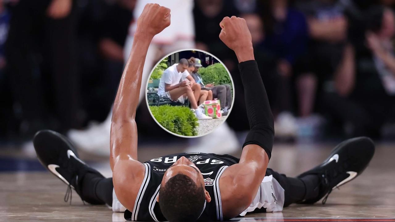 NBA(影)/關鍵G3轟32分!文班亞馬發飆前超Chill 竟在公園「做這件事」