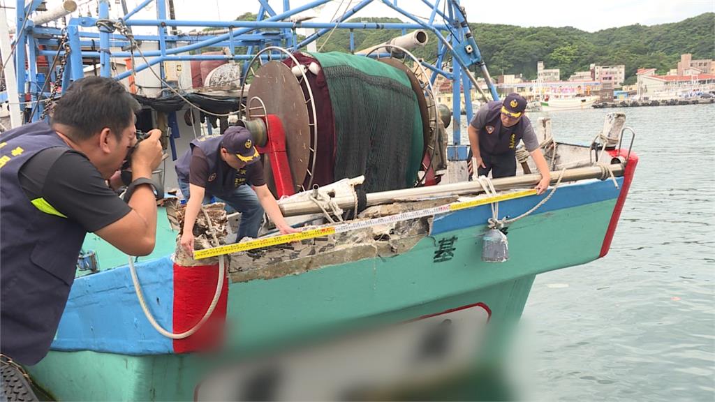 捕撈透抽遭日船撞破大洞 台船長怒追70海浬