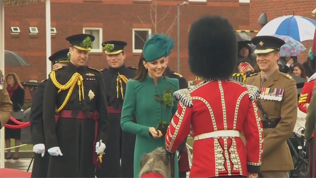 愛爾蘭聖派翠克節登場　威廉王子偕妻凱特參加遊行慶祝