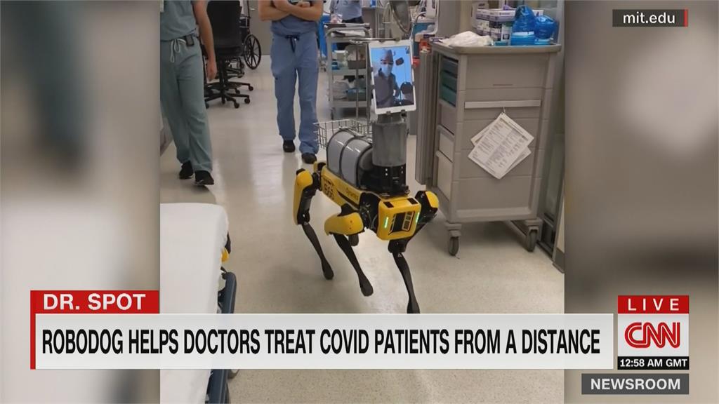 美研發「看病機器狗」 醫師遠距看病降感染風險