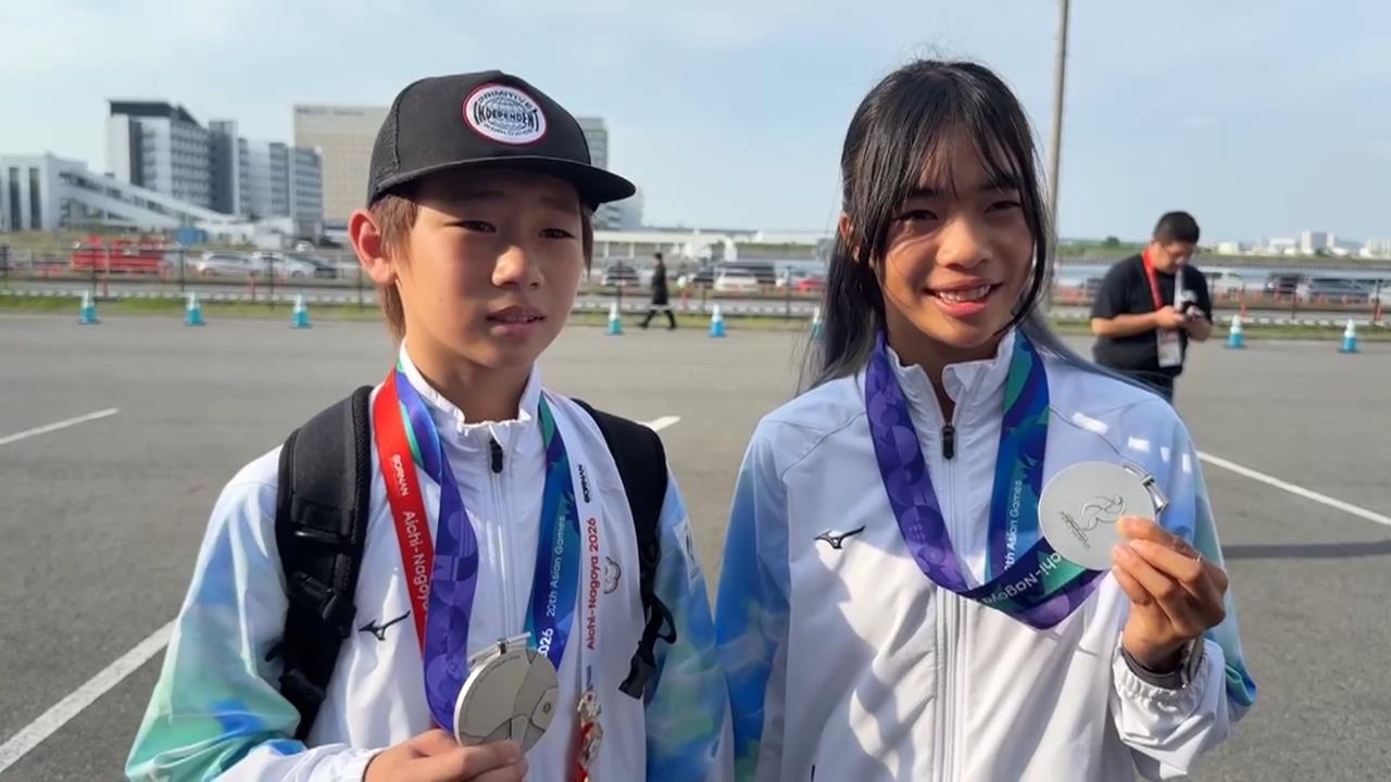 亞運雙銀牌！14歲林逸凡首度奪牌　12歲辜泳諺創最年輕紀錄