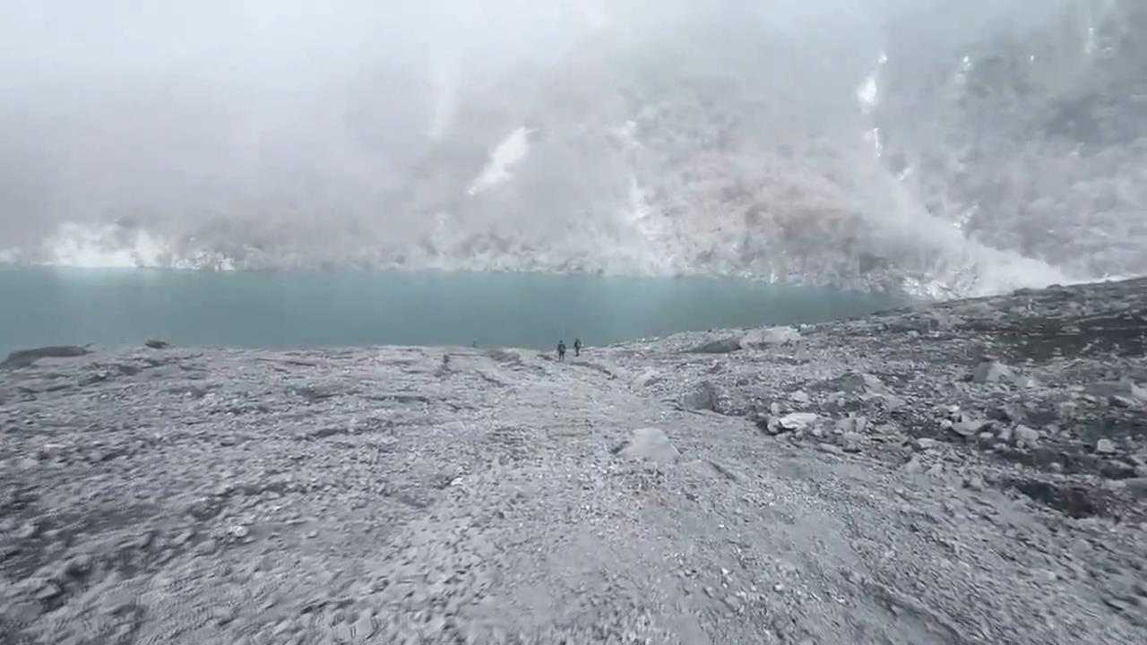林保署觀測堰塞湖地表持續變形 集水區可見多處新裂縫