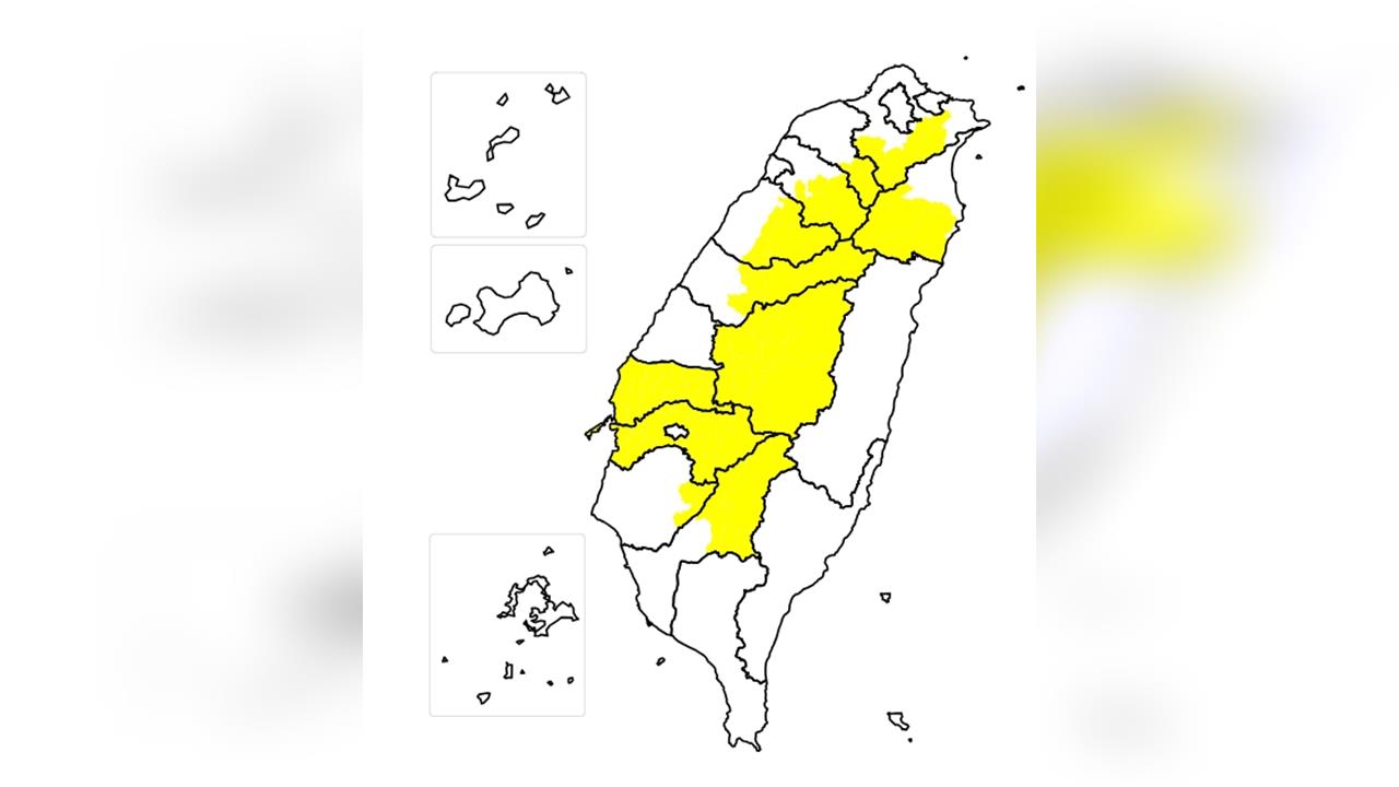 快新聞／午後慎防雷雨！11縣市大雨特報　一路下到晚上