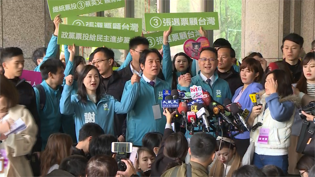 快新聞／總統候選人號次出爐 「國政配」用這招避答媒體提問