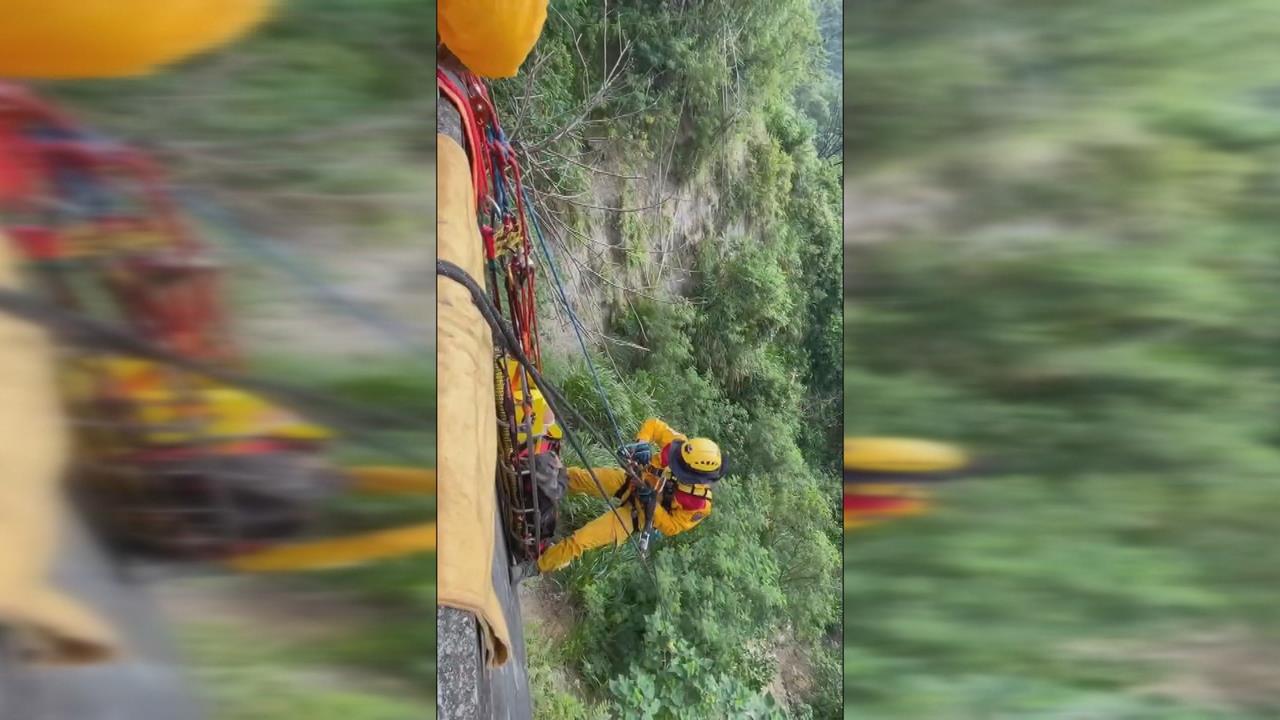 命大！　16歲少年無照騎車摔落70公尺山谷獲救