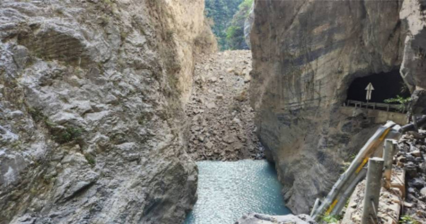 再現堰塞湖!立霧溪河道阻塞發布紅色警戒 花縣府強制撤離2部落+電廠員工