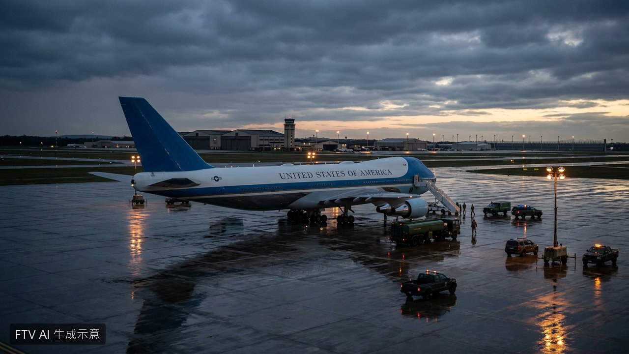 避伊朗暗殺威脅　川普「空軍一號」上演調虎離山計