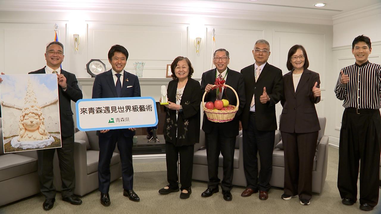 青森縣知事「宮下宗一郎」參訪民視　親曝10歲女兒夢想