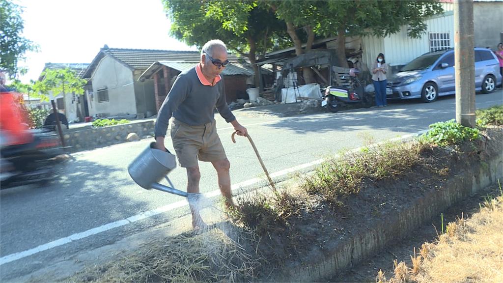 天天過馬路灌溉菜園　台中獨居盲眼爺靠「這一招」