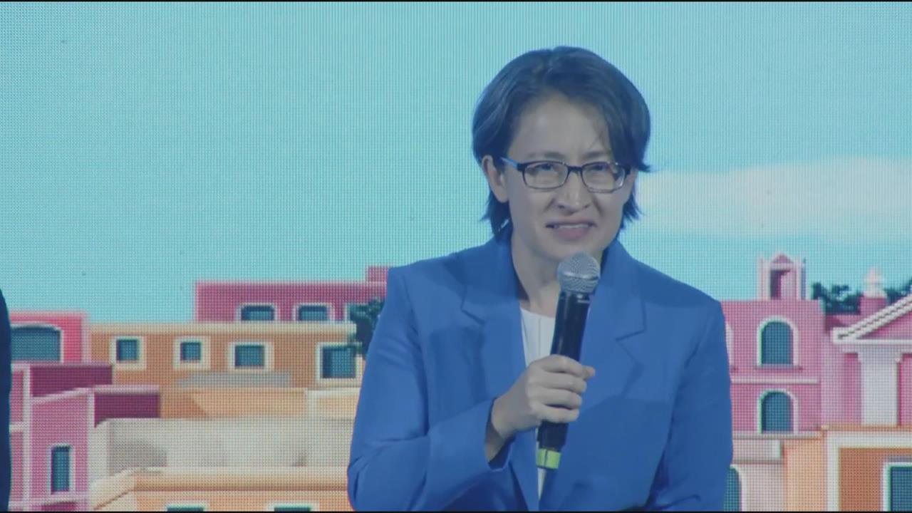 蕭美琴義大利談民主自由 以"戰貓"形容台灣韌性