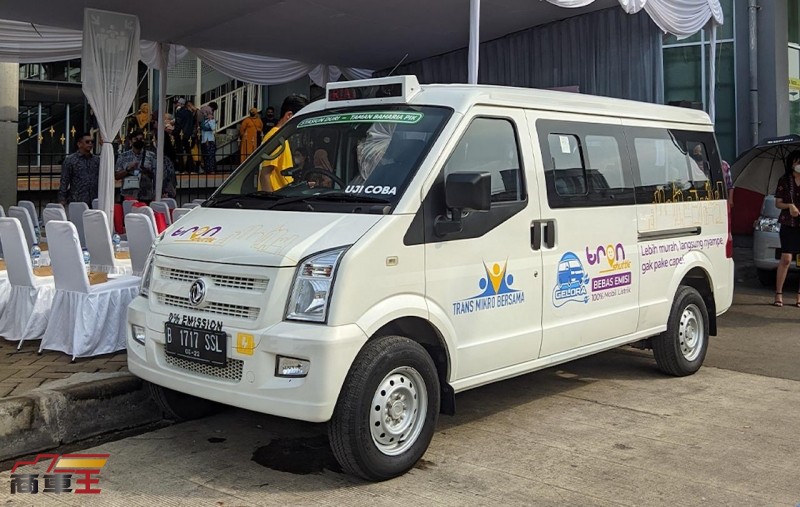 DFSK Gelora E 純電動廂型車成為印尼雅加達市區接駁車