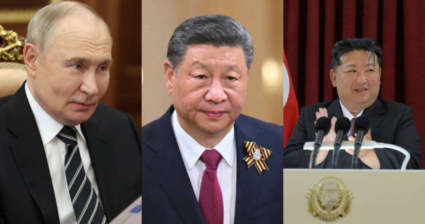 普丁、金正恩將出席北京閱兵 中俄朝三巨頭座位曝光