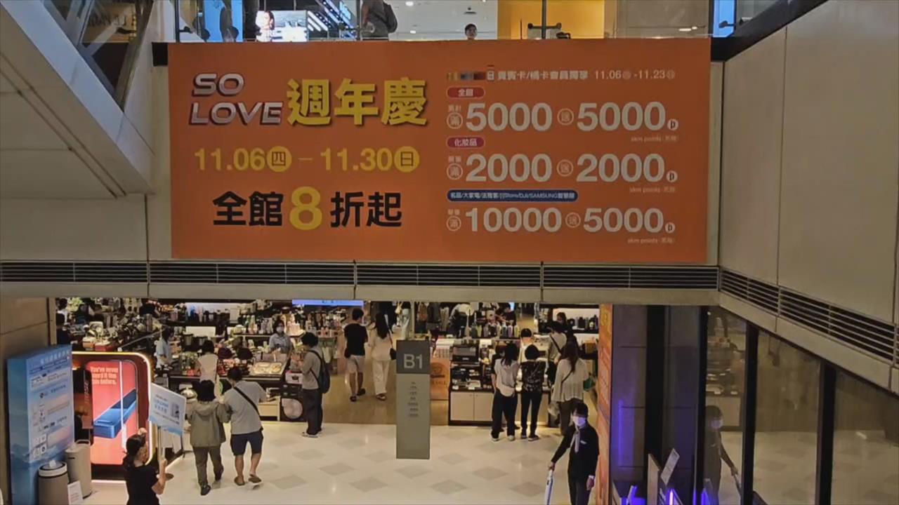 台南百貨"刷卡萬元換萬點"惹議 民眾控贈點活動只能二選一