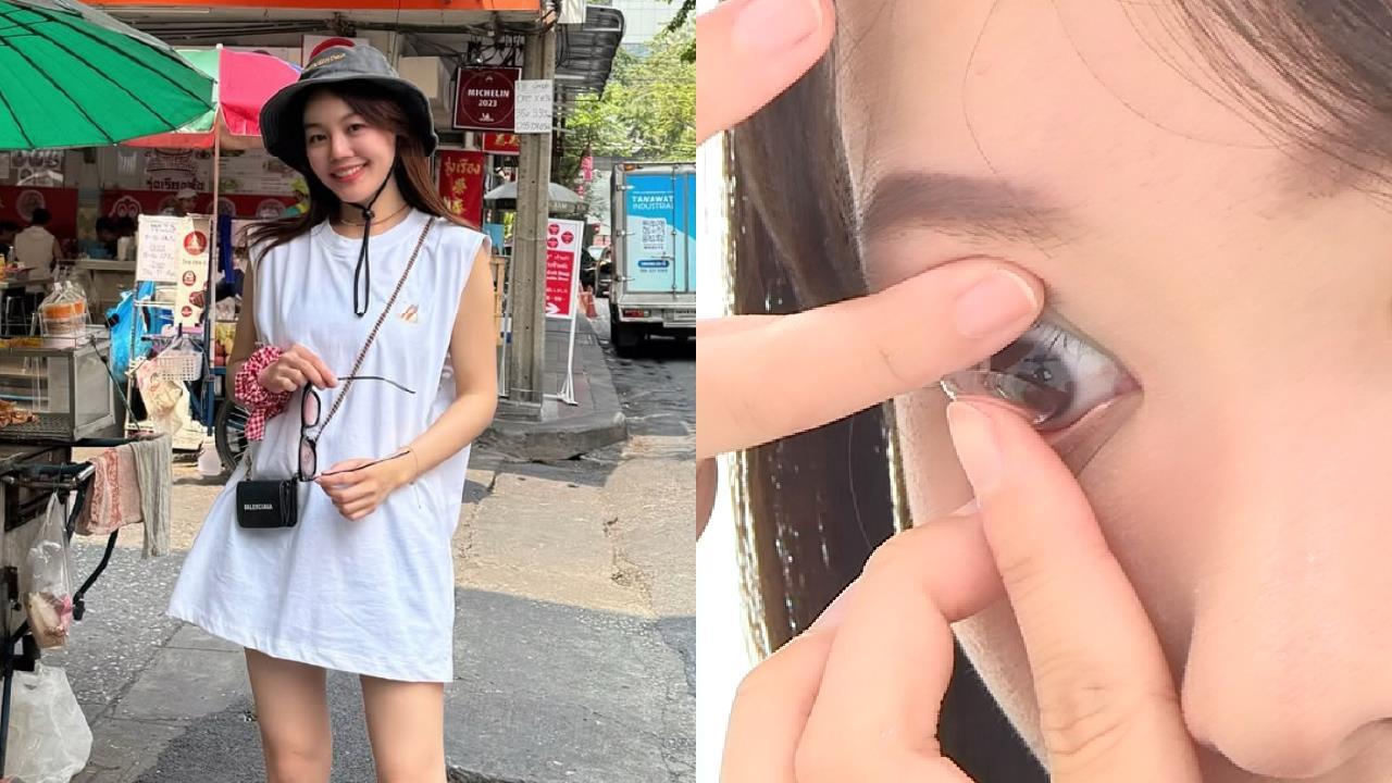 「墨汁洗眼」治近視？大馬網紅曝神秘療法　遭莎莎秒吐槽：講話很唬爛