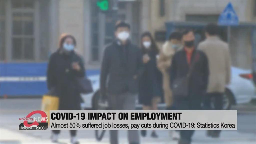 南韓疫情惡化 失業受創重 近半數人口失業或減薪 