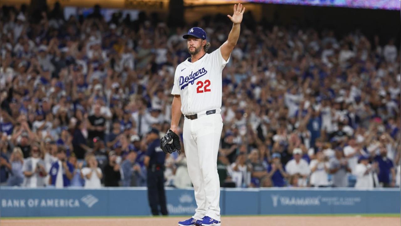MLB(影)/柯蕭生涯例行賽最終戰4.1局退場!接受滿場球迷歡呼無緣勝投畫下句點