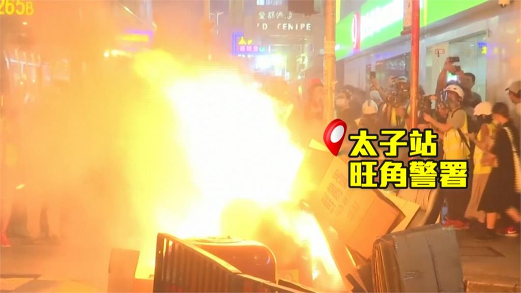 反送中／香港街頭再爆衝突 警察喬裝「示威者」拘捕民眾