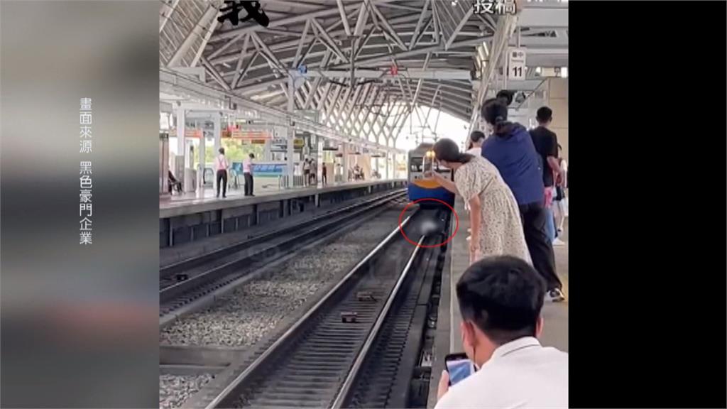驚險！台中火車站月台頭暈　男子掉落鐵軌　列車急剎未釀意外
