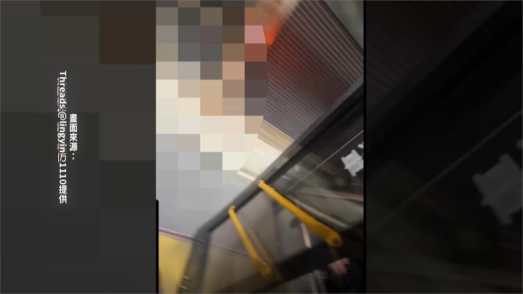 危險！新竹公車「車門未關」上路　乘客站車門邊險飛出去