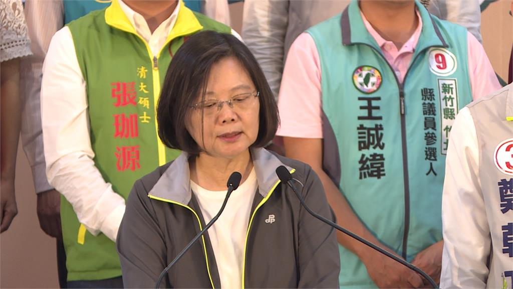行動中常會移師新竹 蔡英文讚鄭朝方氣勢升