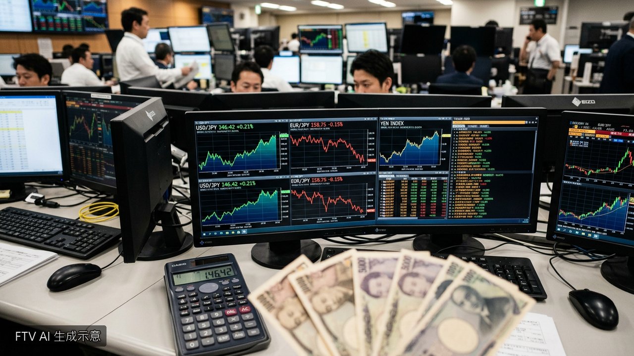 日圓突暴漲近1%！市場疑日本官方出手干預準備阻貶