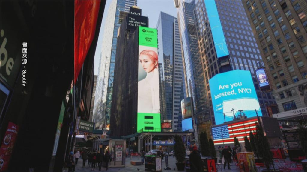 喜上加喜！蔡依林12月攻蛋開唱再登音樂平台封面　現身紐約時代廣場