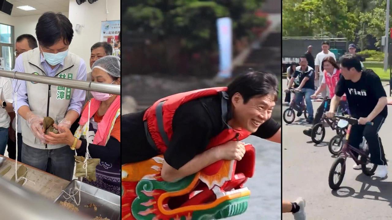 行程滿檔！宜蘭縣長參選人林國漳　首次挑戰龍舟奪標手