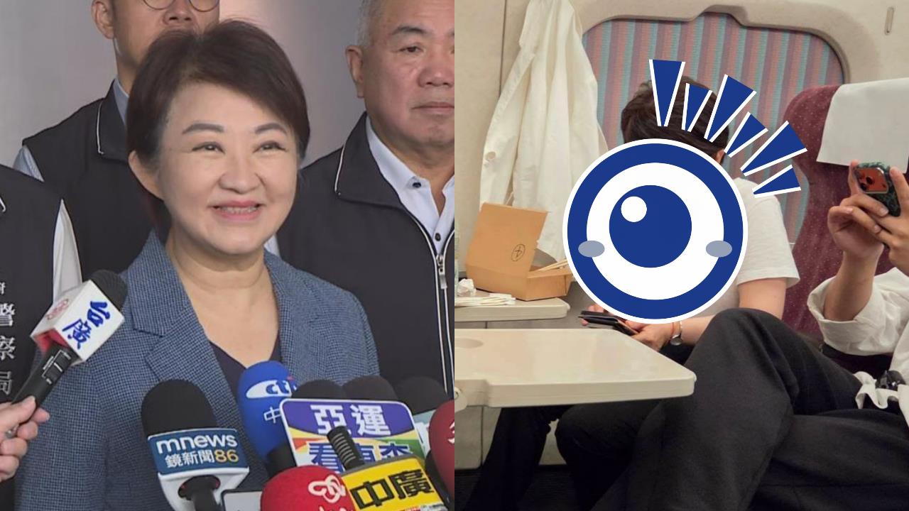 盧秀燕私下搭高鐵被捕獲！自爆「晚上10點吃中午剩菜」網抓包1事：擺拍？