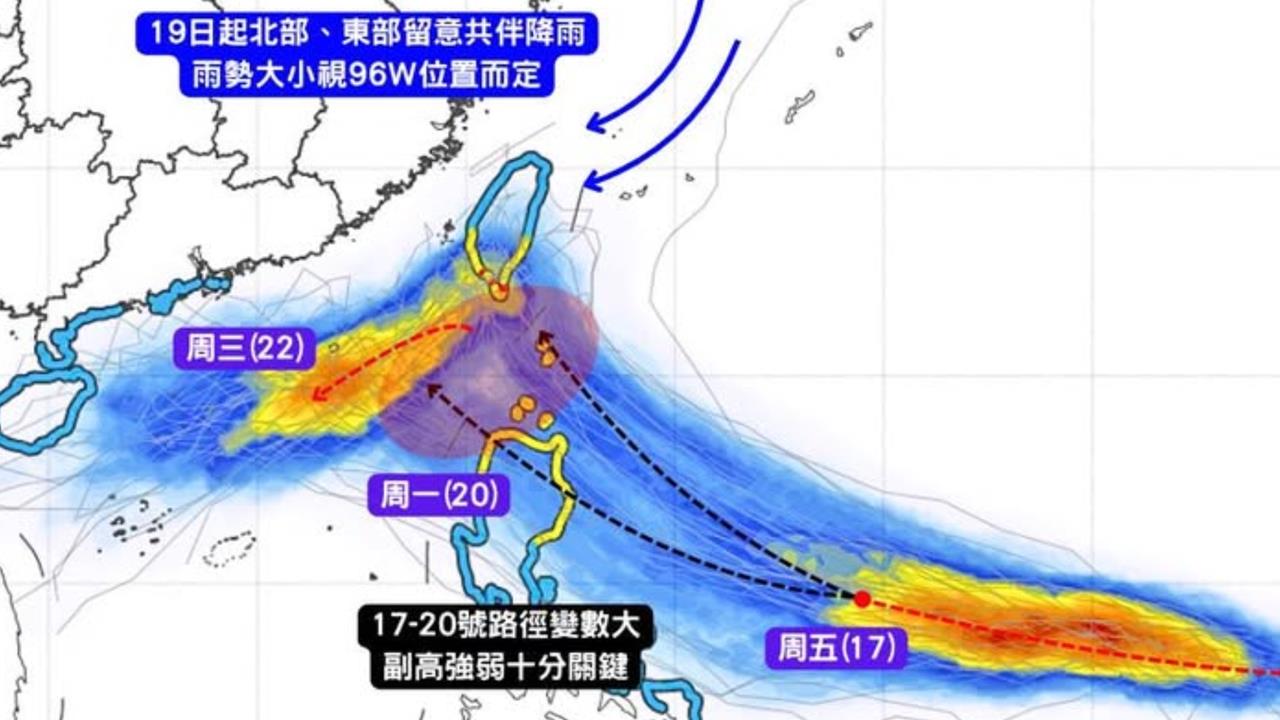 秋颱「風神」最新路徑曝光!專家揭「這天起」最近台灣…水彈恐連炸3天