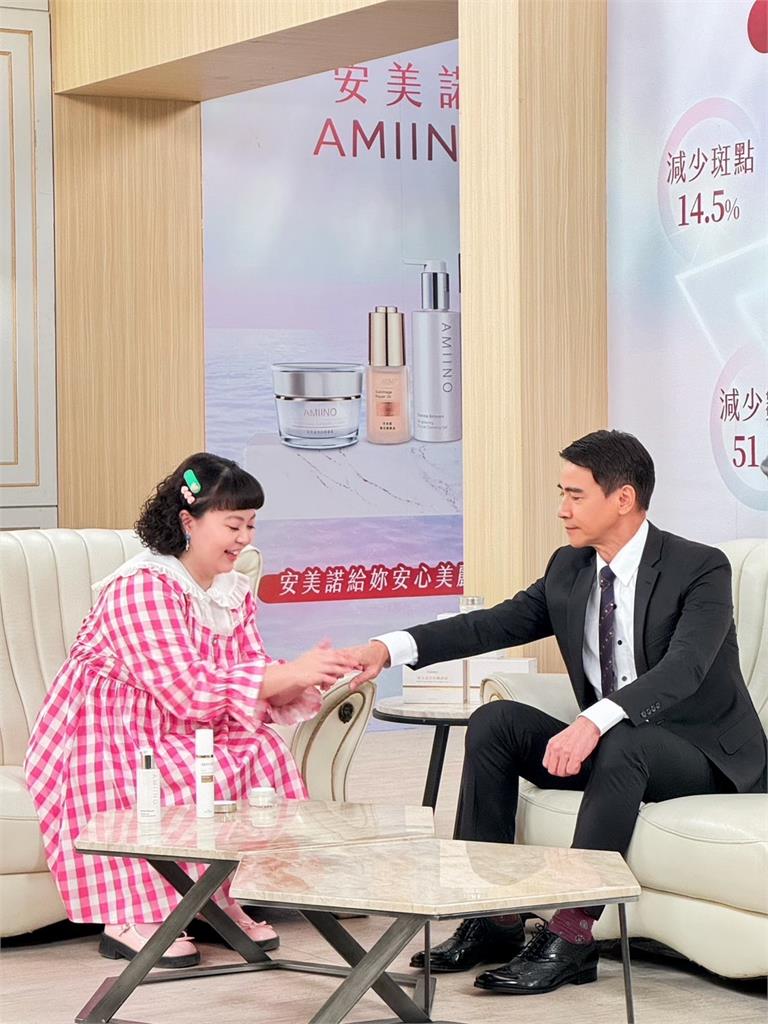 翁家明民視重聚溫情滿滿！曾子益客家菜包探班、與林小樓世紀同框