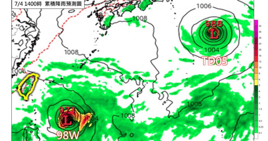雙颱醞釀中！專家曝路徑：恐登陸台灣陸地