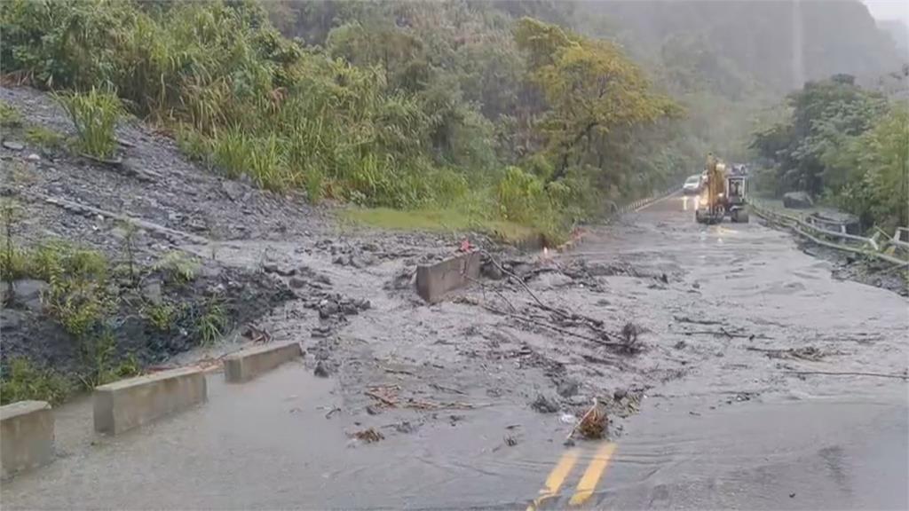 才因地震受損尚未復原　花蓮豪雨山區又傳坍方