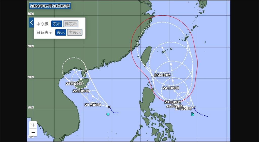 快新聞／日氣象廳預測最快24小時內「雙颱共舞」　恐為台帶來強風暴雨