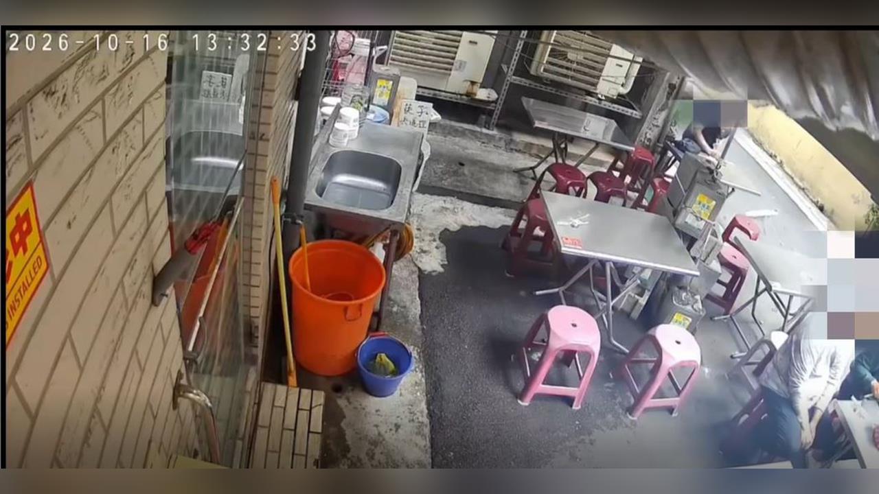 等吃臭豆腐等出血光之災？　北投公寓水泥塊突墜砸傷男「頭破血流」
