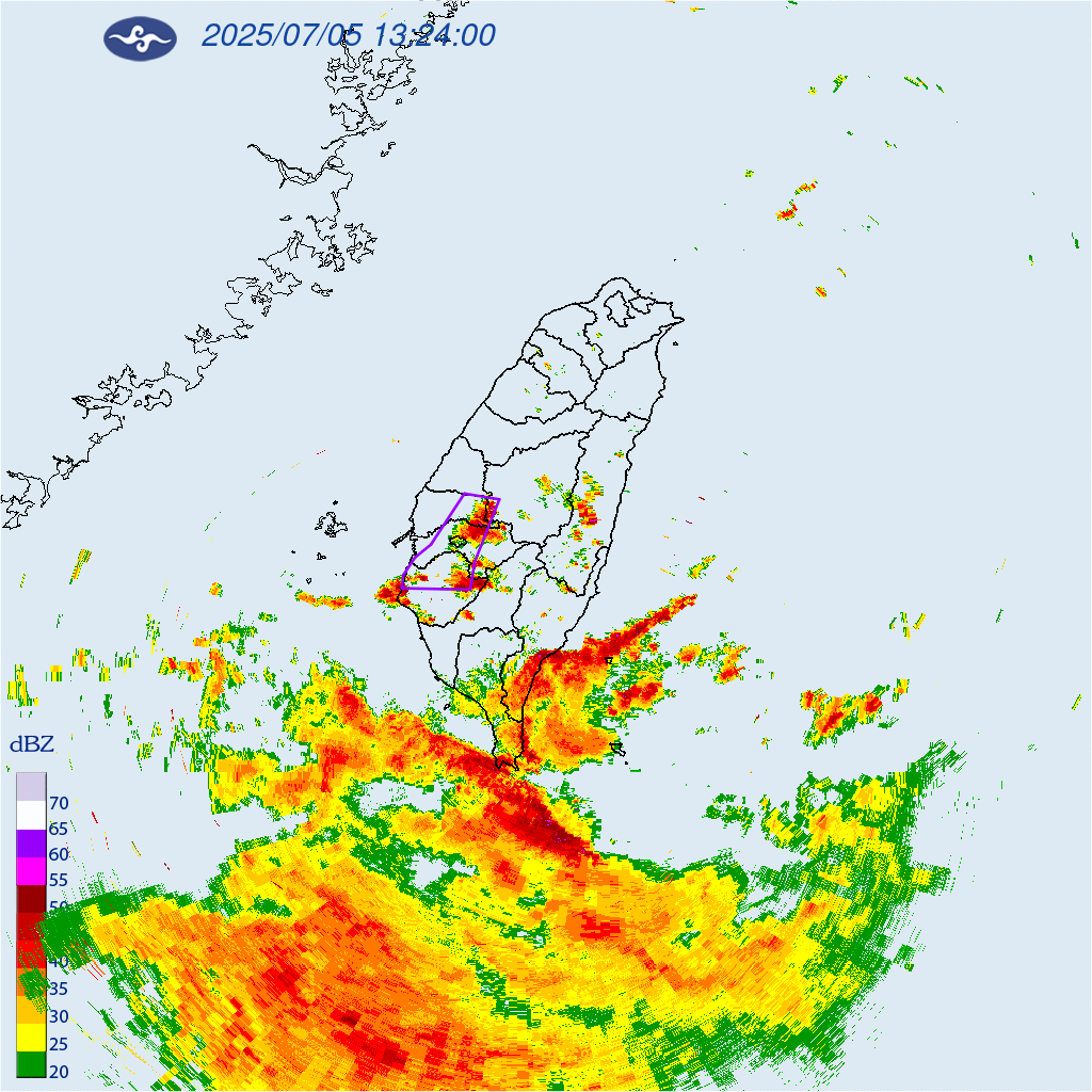 快新聞／輕颱「丹娜絲」來勢洶洶！　6縣市大雷雨將持續到「這時間」